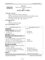 Giáo án Toán Lớp 4 - Tuần 19 - Năm học 2010-2011 - Nguyễn Văn Tuấn