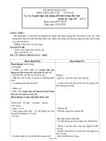 Giáo án Tập làm văn 4 tiết 51: Luyện tập xây dựng kết bài trong bài văn miêu tả cây cối