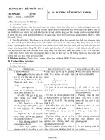 Giáo án môn Toán 4 - Bài: Vẽ hai đường thẳng vuông góc + Luyện tập