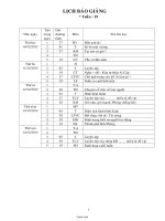 Giáo án Lớp 4 - Tuần 19 - Năm học 2011-2012
