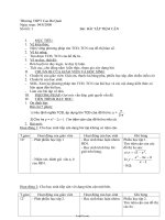 Giáo án Giải tích 12 cơ bản: Bài tập tiệm cận