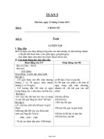 Giáo án các môn học lớp 4 - Tuần dạy học 05 năm học 2013
