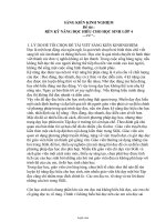 Rèn kỹ năng đọc hiểu cho học sinh lớp 4