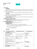 Giáo án Hình học cơ bản 10 tiết 12: Bài tập