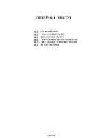 Giáo án Hình học 10 nâng cao: Chương 1 Vectơ