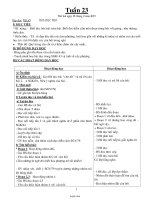 Giáo án các môn học lớp 4 - Tuần dạy học 23 năm 2013