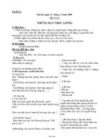 Giáo án giảng dạy lớp 4 - Tuần 5 năm 2009