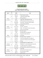 Giáo án Lớp 4 - Tuần 21 - Năm học 2014-2015 - Trần Mai