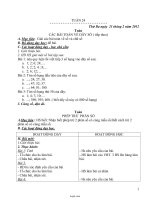 Giáo án Lớp 4 - Tuần 24 - Năm học 2012-2013