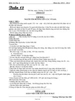 Giáo án các môn học lớp 4 - Trường Tiểu học Sơn Hà - Tuần 13