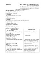 giáo án tuần 23 động vật nuôi trong gia đình