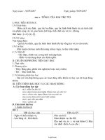 Giáo án Hình học 10 NC tiết 3: Tổng của hai véc tơ