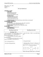 Giáo án Hình học 10 cơ bản tiết 40: Ôn tập chương III