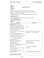 Giáo án giảng dạy lớp 4 - Tuần 19 - Lê Thị Minh Quyên