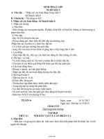 Giáo án các môn học lớp 4 - Tuần dạy 6 năm 2013