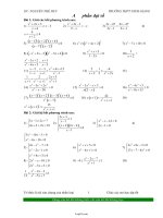 Bài tập Toán 10 NC học kì 1