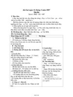 Giáo án Tập đọc Lớp 4 - Tuần 31 - Năm học 2006-2007