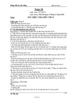 Giáo án các môn lớp 4 - Trường Tiểu học Kim Đồng - Tuần 18