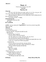 Giáo án lớp 1 - Tuần 31 năm học 2010