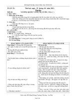 Kế hoạch bài dạy - Lớp 4 - Năm học 2010 - 2011 - Tuần 33 - Đỗ Mạnh Hùng - Trường Tiểu học An Phú