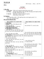 Giáo án các môn lớp 5 - Tuần dạy 18