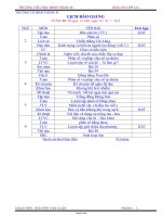 Giáo án Tổng hợp môn lớp 4 - Tuần 20 - Trường tiểu học Bình Thắng B