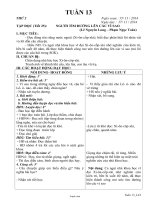 Giáo án các môn khối 4 - Tuần 13 năm 2014