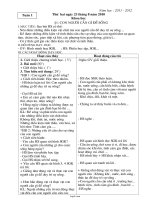 Giáo án Môn Khoa học 4, kì I