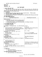 Giáo án Đại số 10 CB tiết 4: Tập hợp