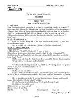 Giáo án các môn học lớp 4 - Trường Tiểu học Sơn Hà - Tuần 10