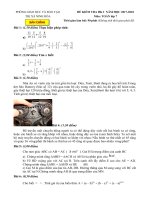 ĐỀ KIỂM TRA HỌC KÌ 1 NĂM HỌC 2018-2019