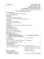 Giao an tuần 25 ngày hội của các bà các mẹ....