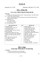 Bài soạn môn học khối 4 - Tuần thứ 21