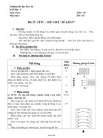 Giáo án Thể dục 5 - Bài 55: Tttc - Trò chơi “bỏ khăn”