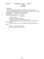 Thiết kế bài dạy lớp 4 - Tuần thứ 35