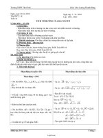 Giáo án Hình học 10 cơ bản tiết 18: Tích vô hướng của hai vectơ (tiết 3)