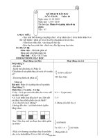 Giáo án môn Toán khối 4 - Tiết 97: Phân số và phép chia số tự nhiên