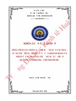 Luận văn kinh tế PHÂN TÍCH CÁC NHÂN TỐ ẢNH HƯỞNG ĐẾN Ý ĐỊNH SỬ DỤNG THẺ TÍN DỤNG QUỐC TẾ CỦA KHÁCH HÀNG CÁ NHÂN