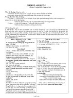 Giáo án môn Ngữ văn 10 - Chí khí anh hùng