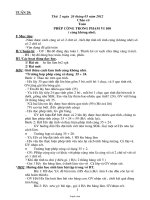 Giáo án Thủ công lớp 2 - Học kì II - Kiểm tra chương II phối hợp gấp, cắt, dán hình