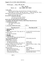 Giáo án các môn học lớp 2 - Tuần 5