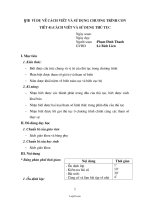 Bài 18: Ví dụ về cách viết và sử dụng chương trình con tiết 41:cách viết và sử dụng thủ tục