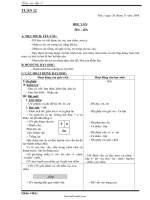 Thiết kế bài dạy lớp 1 năm 2006 - Tuần 12