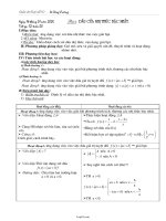 Giáo án Đại số 10 tiết 52 bài 4: Dấu của nhị thức bậc nhất