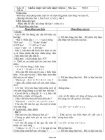 Giáo án khối 4 môn Toán - Tuần 12