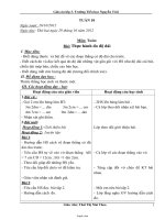 Giáo án các môn học lớp 3 - Tuần 10 - Trường Tiểu học Nguyễn Trãi