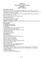 Giáo án Lớp 4 - Tuần 31 - Năm học 2005-2006