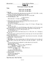 Giáo án Lớp 4 Tuần 11 Buổi 1 - Trường Tiểu học Thi Sơn