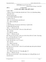 Giáo án buổi 2 - Tuần 18 - Lớp 4 - Năm học 2011 - 2012