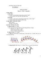 GIÁO ÁN THỂ DỤC 8 - Tiết 45